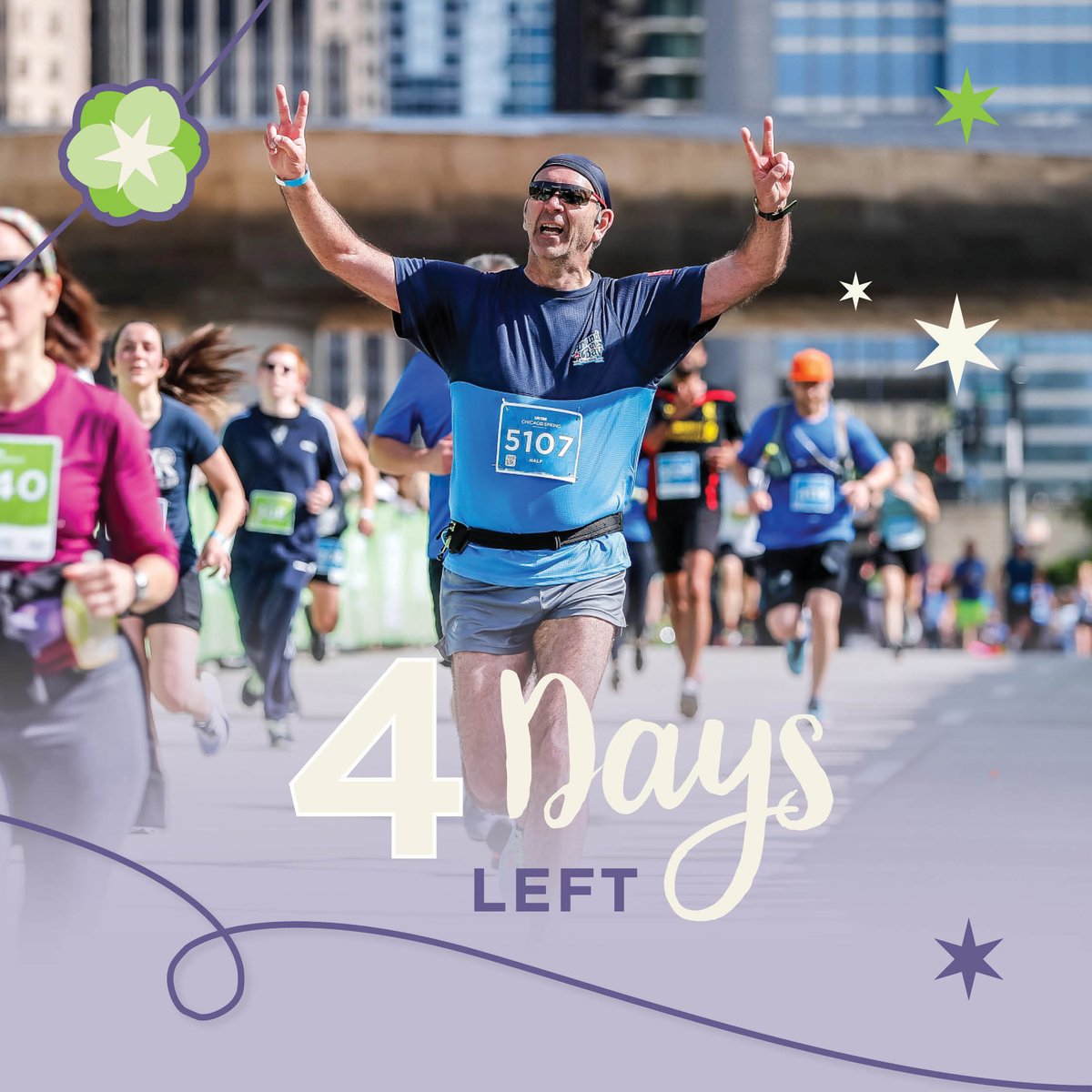 ChiSpringHalf's tweet image. Get ready, runners! The @LifeTime_Life #ChiSpringHalf is only 4 days away! The adrenaline is pumping, and the anticipation is at an all-time high. Are you feeling ready to give it your all and push through the finish line?