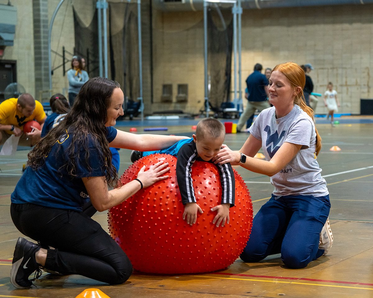 wvucahs's tweet photo. The WVU Friday Adapted Physical Education Program was back in full swing once again this year! This cooperative venture between CAHS and Mon County provides developmentally appropriate coaching and physical education instruction in aquatics, more skills and fitness/sports. https://t.co/AsDy5zItux