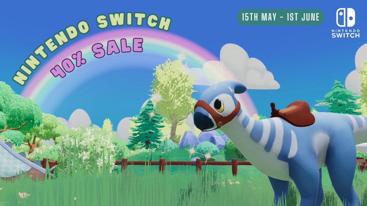 YES!!! Paleo Pines is a WHOPPING 40% off on Switch now!! 😎 This deal is SO good, it's gonna make your May brighter than the springtime sun! ☀️ #PaleoPines #NintendoSwitch