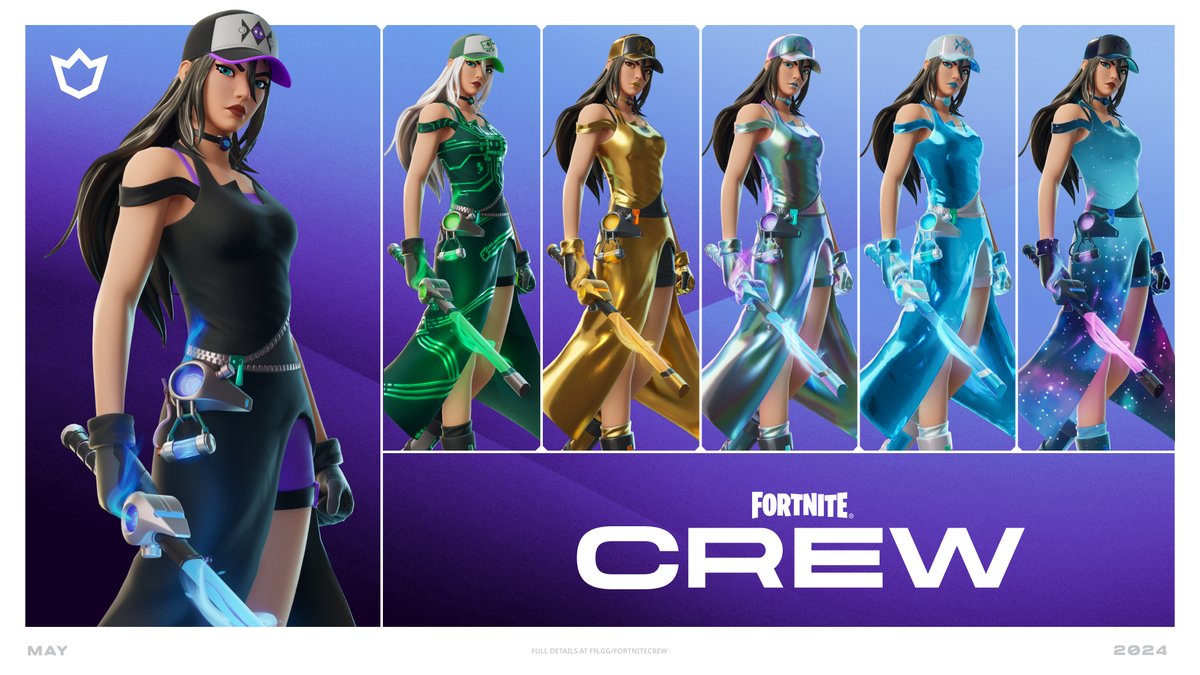 Fortnite's tweet photo. Disrupt the undead in style.

Unlock Styxhacker’s Legacy Styles as a Crew member! https://t.co/0wNK3UBliW