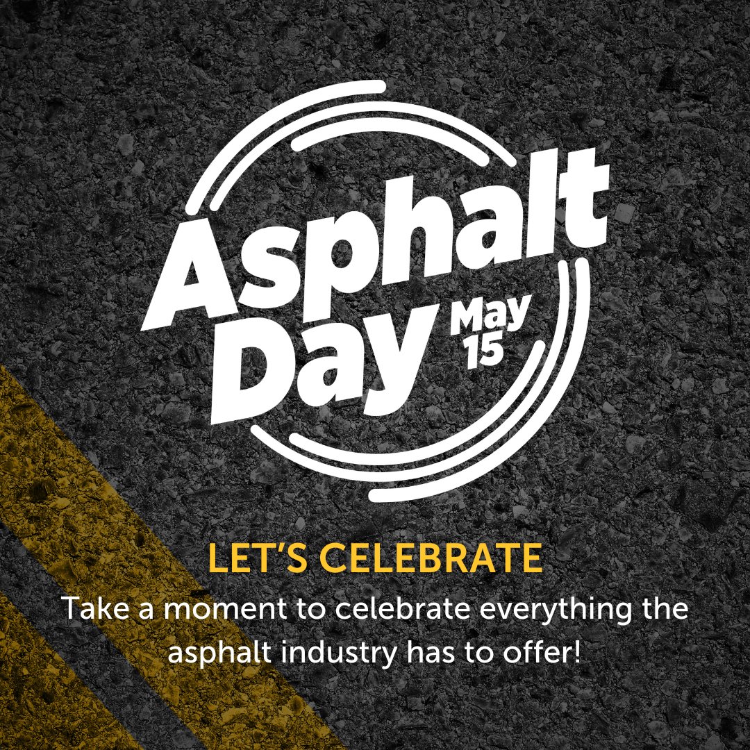 Today marks @AsphaltDay! As a supplier of asphalt, we're thrilled to highlight and celebrate all the benefits this material has to offer! 🛣️ Learn more about Asphalt Day ➡️bit.ly/3w8mY0V #asphaltday2024 #asphaltmaterials