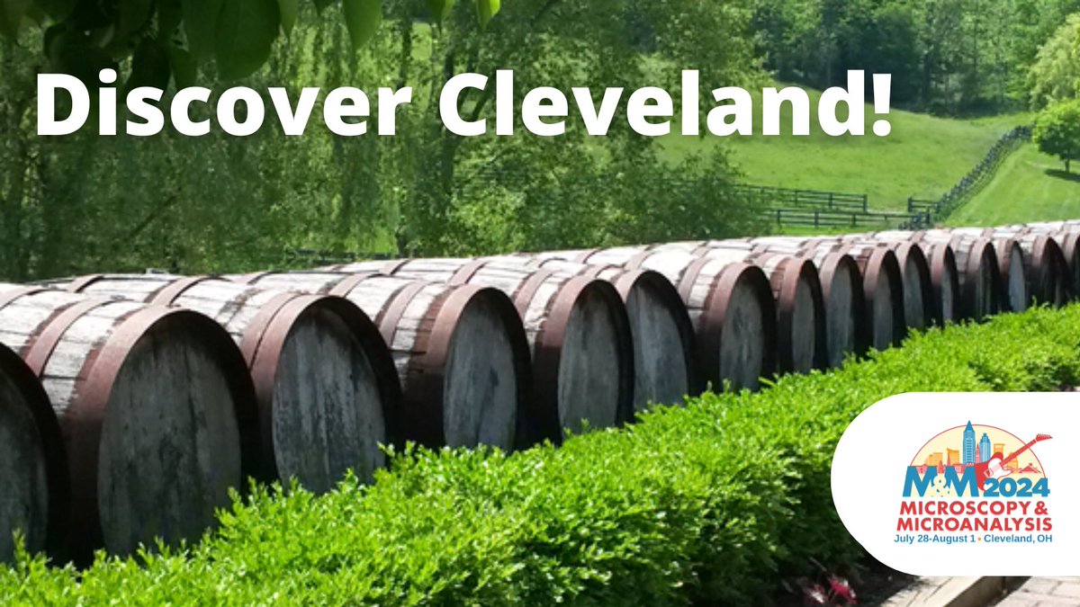 Come for the Science and Stay for the Wineries! 🍇🍷 Many vineyards are within 1 hour of Cleveland! Register Now: ow.ly/Kw0S50QXVIJ #MM2024 #Microscopy #DiscoverCleveland 

Learn about the wineries: ow.ly/76q150R8oLm