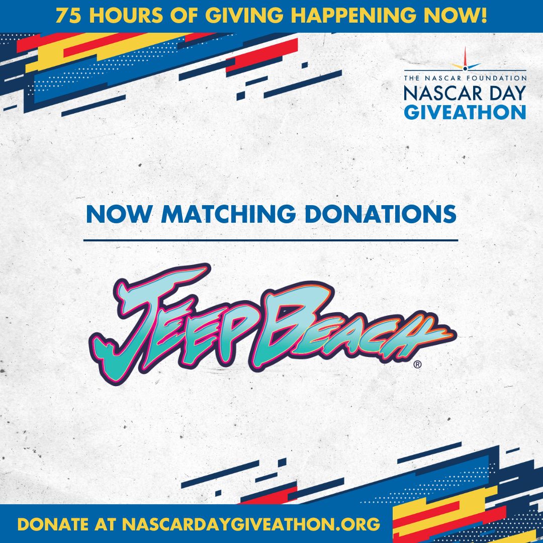 MATCHING HOUR WITH @JeepBeach!💓 Donate within the next hour (10AM-11AM EST) to have your donations doubled by Jeep Beach, who is kindly matching up to $10,000! Hurry and double your impact! Donate now at nas.cr/3UwQh5J
