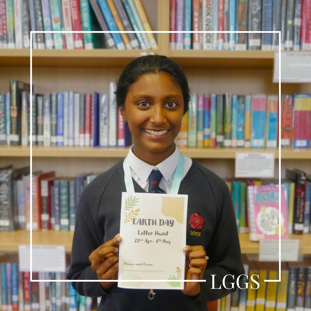 Well done to Kanmani, for all of the hard work she has put in to her Pupil Librarian Gold Award project! Celebrating Earth Day, Kanmani's booklet of puzzles has been available for students to take part in for two weeks. #LGGSDifference