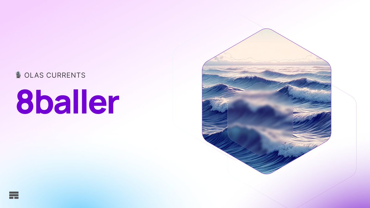 valoryag's tweet photo. Another Olas Currents is coming your way 🏄🏻‍♂️

This time, we have OG agent dev @8baller11, plus two @autonolas founding DAO members along to talk building agents, dev rewards and more.

Set a reminder today—see you there!

https://t.co/qE7Lpe95vy https://t.co/qelXol4pFV