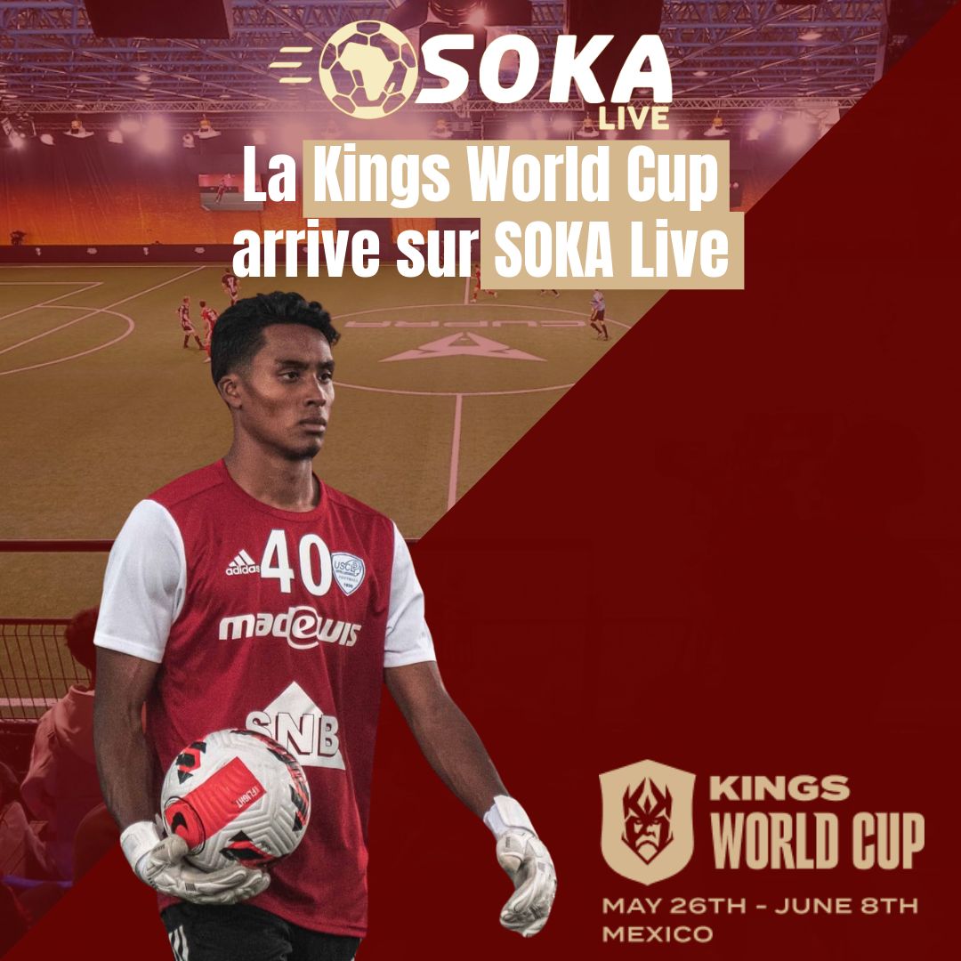 🌍🏆 Découvrez la @_KingsWorld sur SOKA Live! 🏆🌍 Vous avez entendu parler de la @_KingsWorld ? C'est une compétition de football innovante créée par Gerard Piqué, en 7 contre 7 et surtout une Golden Card, un joker spécial qui peut renverser le cours d’un match. #KingsLeague