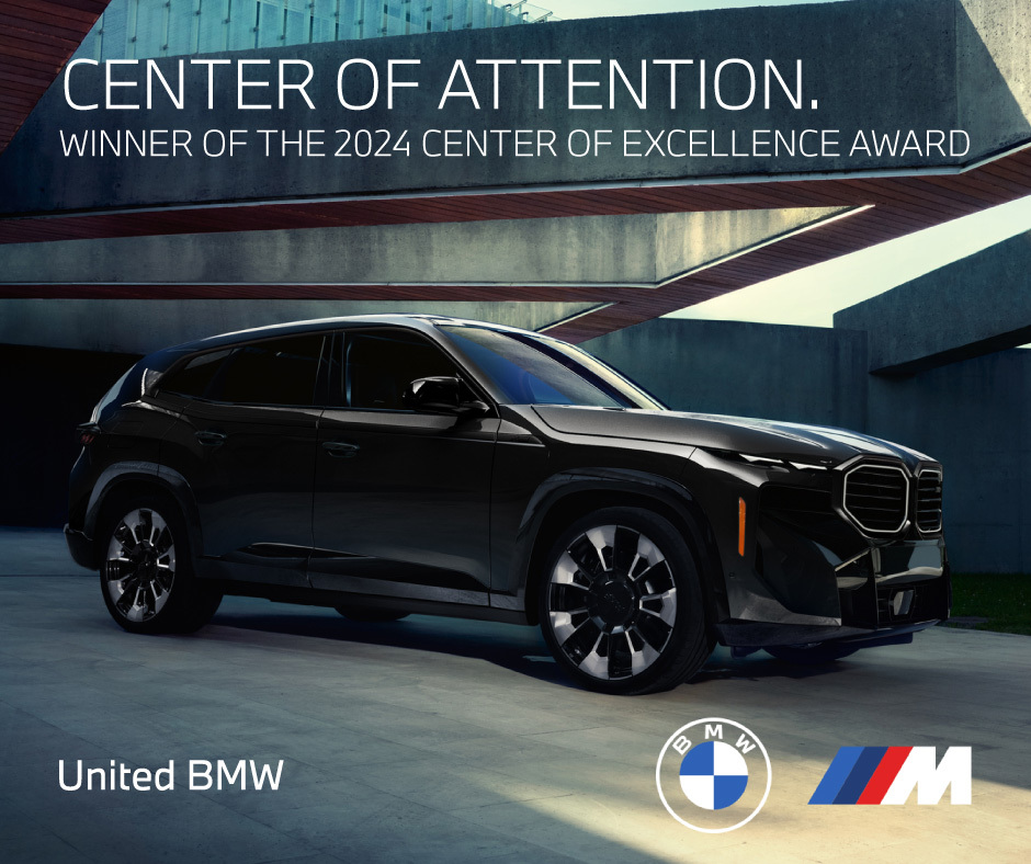 We are thrilled to be announced the winner of the 2024 Center of Excellence Award here at United BMW. Stop by today and experience firsthand what all the excitement is about. #UnitedBMW #BMW #BMWM3 #BMWM4 #BMWM5 #BMWX7 #BMWM #BMWLove #BMWLife #BMWGram #BMWClub #BMWM2 #BMWi8