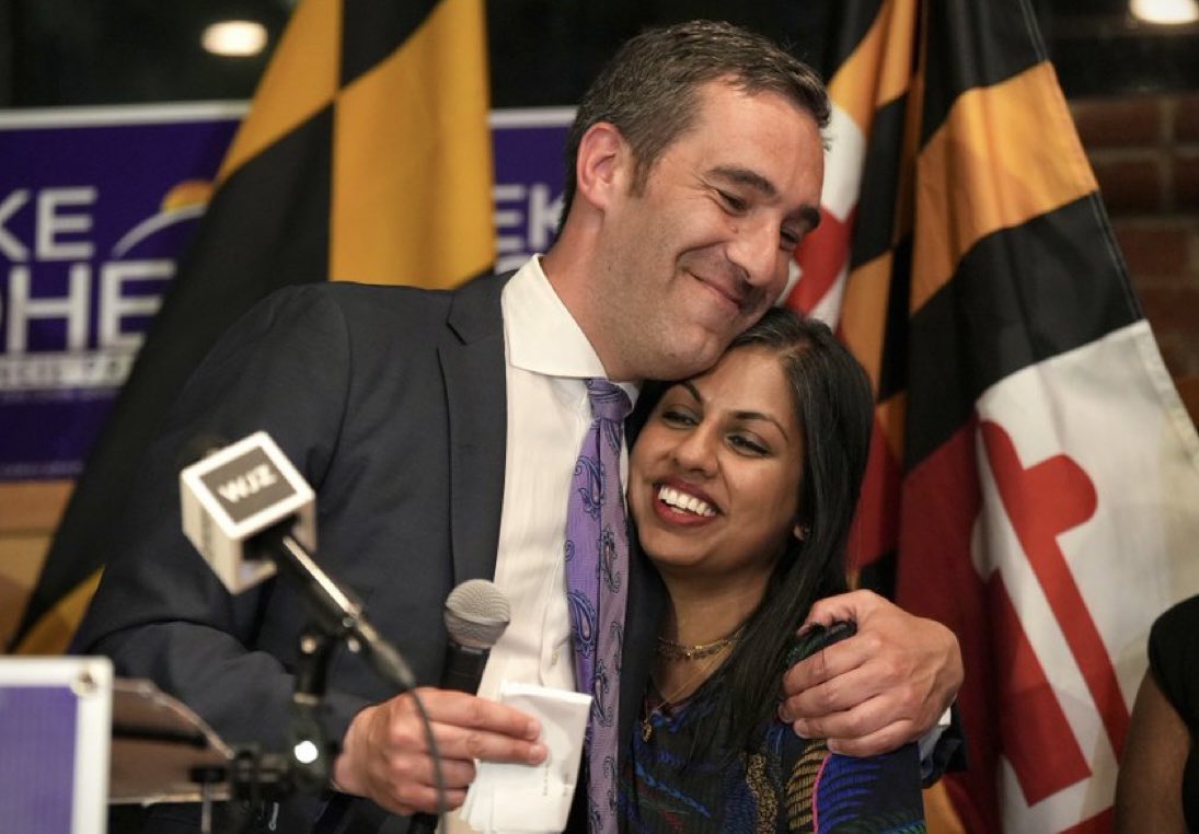 Baltimore: I am humbled to be your Democratic Nominee to be the next City Council President!

I owe so many of you gratitude for your sacrifices to make this win possible. But none more than my wife Dr Reena Ardeshna, the best partner a guy could ask for. We love our city.

Photo