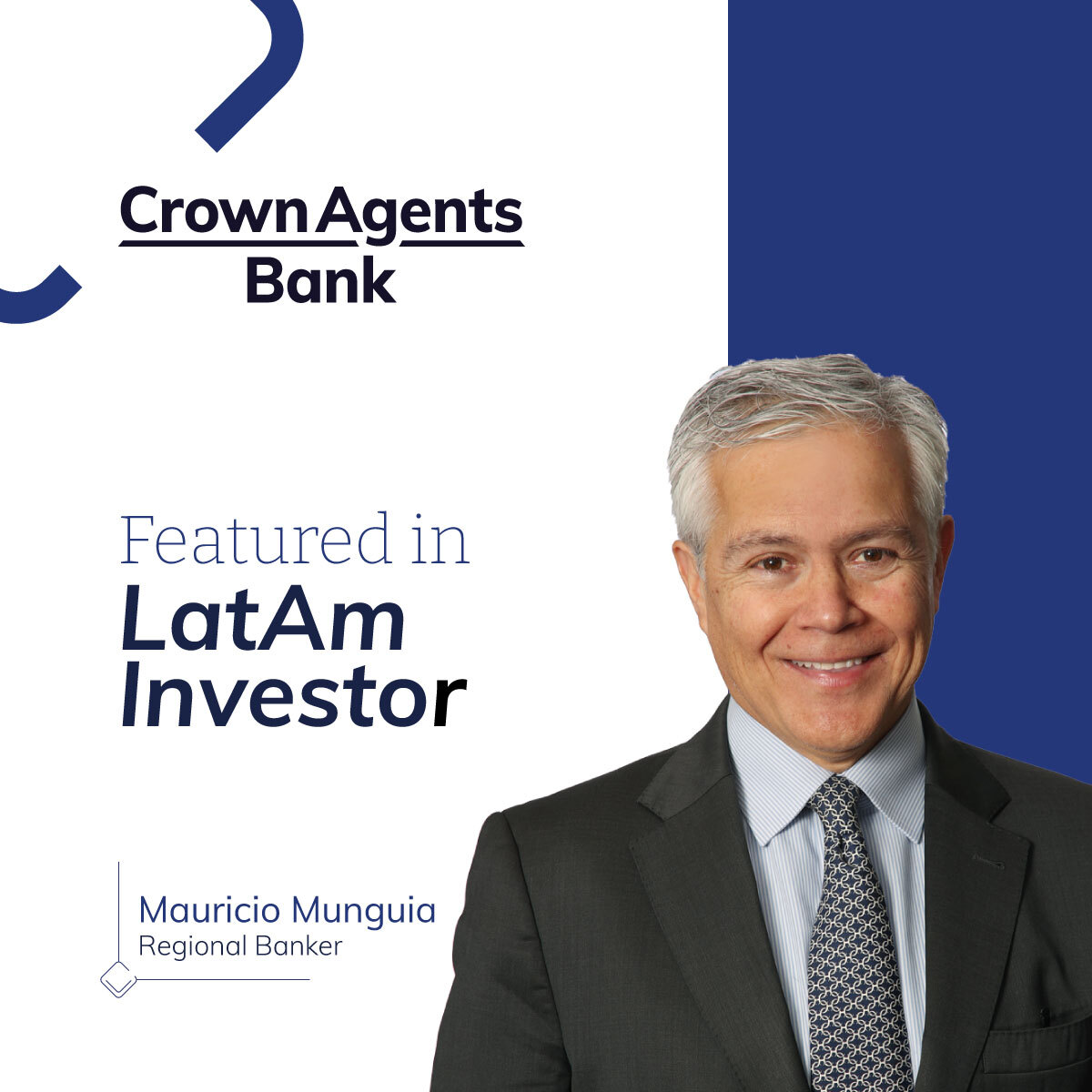 Mauricio Munguía, our regional banker, was featured in the latest article by <a href="/LatAmINVESTOR/">LatAm INVESTOR</a>.

Check out the full article here: latam-news.co/news/british-b…

#CrownAgentsBank
