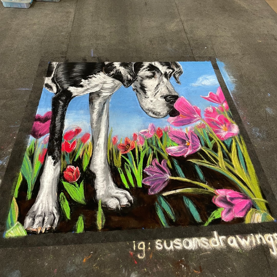 It’s truly amazing what artists can do with chalk! Come to #ChalkLinesAndVines this weekend to see them bring animals, landscapes and more to life on the pavement. 🎨 Learn about the artists: arapahoecountyeventcenter.com/p/signature-ev… 🎟️ Purchase tickets: arapahoecountyeventcenter.com/chalklinesandv…