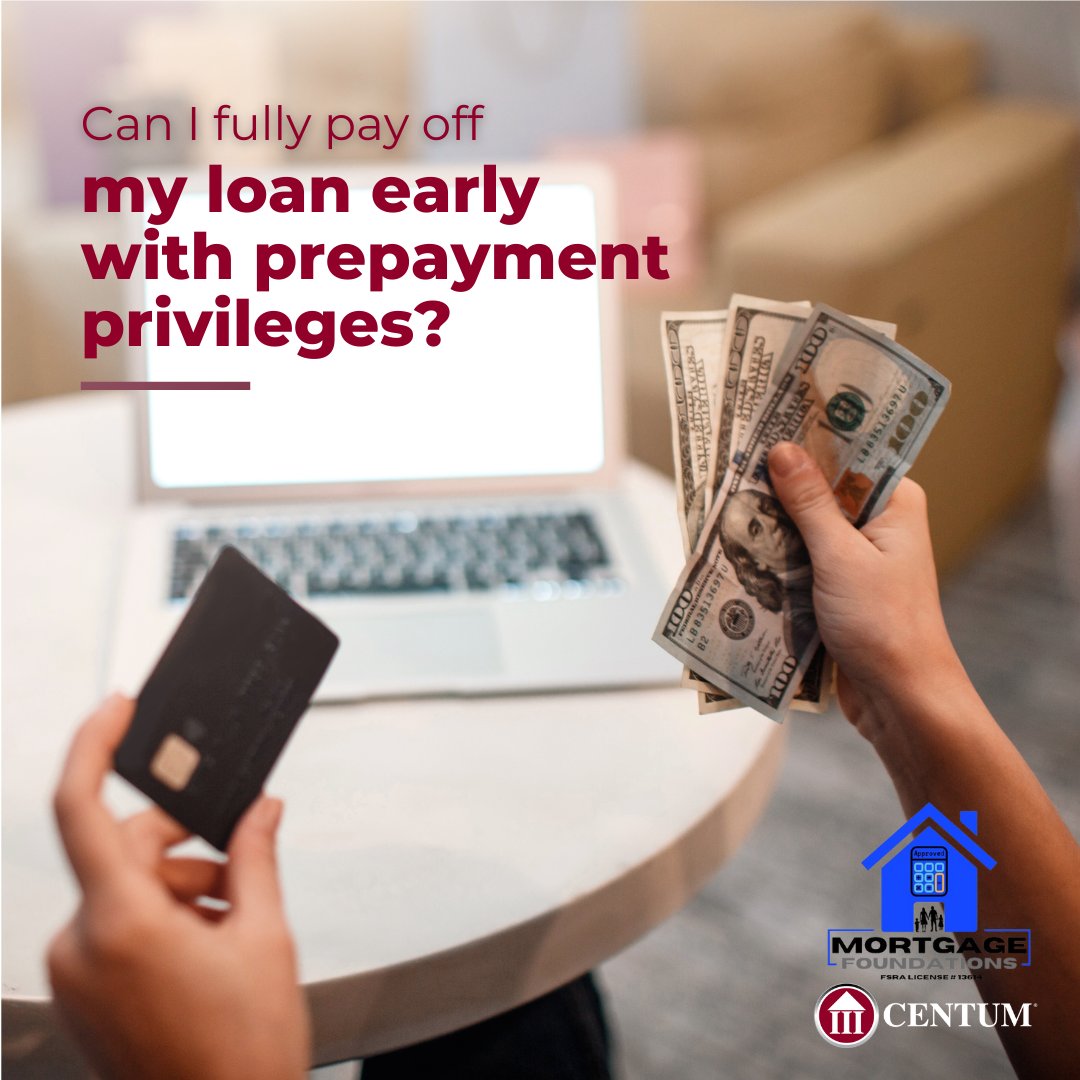 Yes, with prepayment privileges, you can typically pay off your loan in full before the scheduled due date without incurring penalties as long as you are within the terms of your prepayment privileges.  #prepayment #prepaymentpriviledges #savemoney #save #mortgage #mortgagebroker