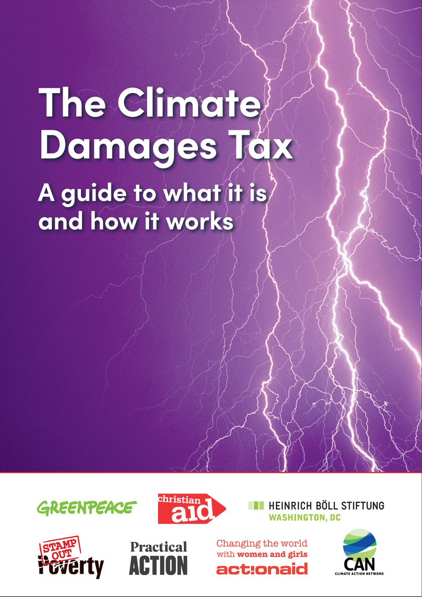 1/14. ⚠️USEFUL INFO: You might have heard about the launch of a new report on a #ClimateDamagesTax.🤔But what is a #ClimateDamagesTax and how does it relate to #LossAndDamage caused by the #ClimateCrisis? 🔗Read the new report here: stampoutpoverty.org/wf_library_pos…