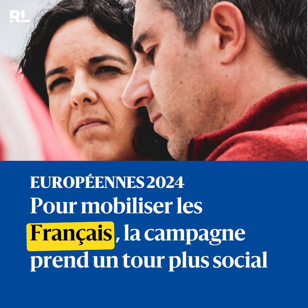 [ ÉLECTIONS EUROPÉENNES 🇪🇺 ] À un peu plus de trois semaines des Européennes (9️⃣ juin), la campagne prend un tour plus social. L’objectif des candidats est de mobiliser les Français pour cette élection Retrouvez l'article en intégralité ➡ tinyurl.com/mvayevub