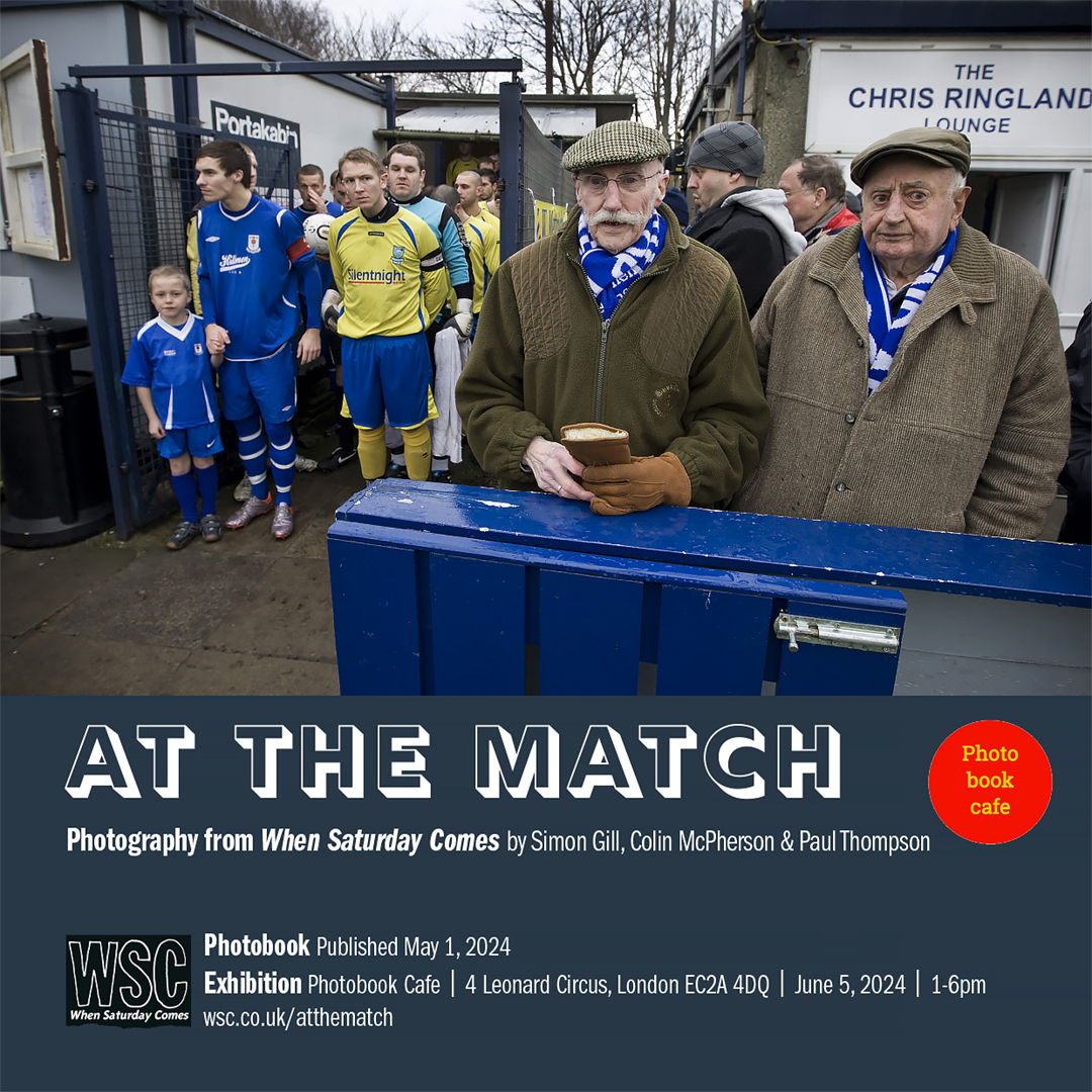 AT THE MATCH - CALLING LONDON! Join my @WSC_magazine colleagues @PaulWYI @simongillphoto and myself for an afternoon of football, photography and conversation @photobookcafe1 to celebrate the launch of our new photobook #AtTheMatch. eventbrite.co.uk/e/at-the-match…