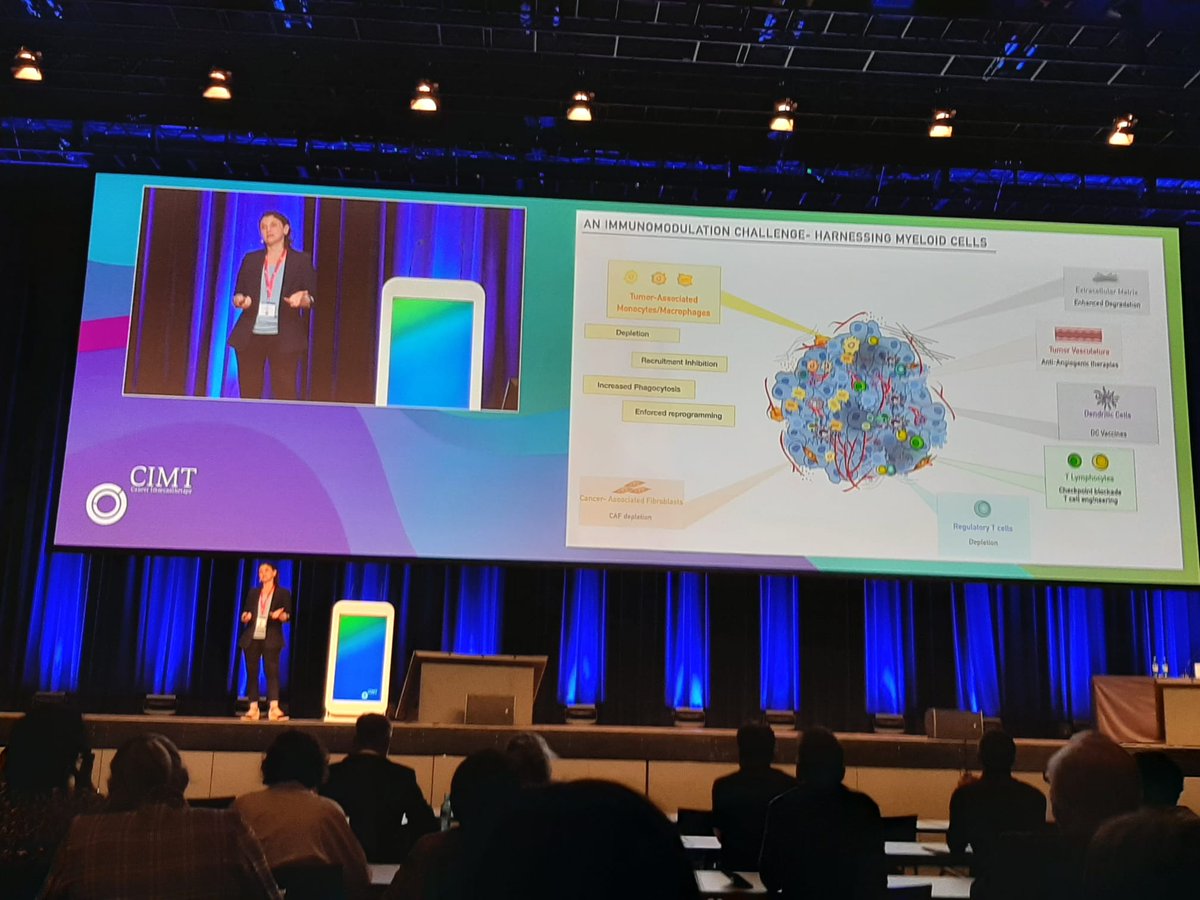 Insightful #CIMT2024 session on Tumor Microenvironment and the complex cross-talk between dysregulated myeloid cells (<a href="/LeilaAkkari1/">Leila Akkari</a> <a href="/deVisserKarin/">Karin de Visser</a> <a href="/NKI_nl/">The Netherlands Cancer Institute</a>) and dendritic cells (<a href="/BoettcherLab/">Boettcher Lab</a> <a href="/TU_Muenchen/">TU München</a>) at single cell and spatial level for #cancer prognosis and #immunotherapy