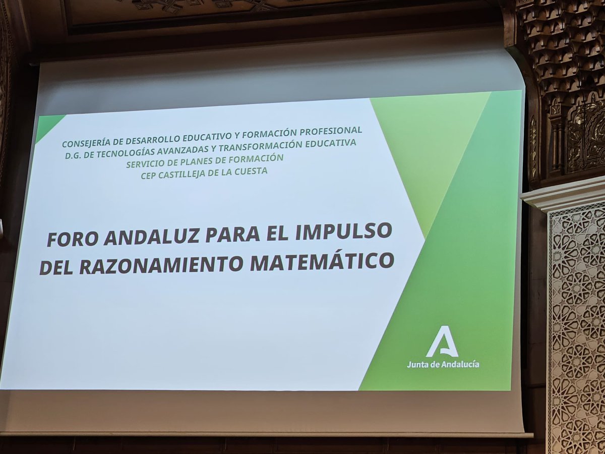 fedeip15's tweet photo. El presidente de FEDEIP, @jdelmar581ecija asiste al Foro Andaluz para el impulso del razonamiento matemático. https://t.co/4R6UtQtjon