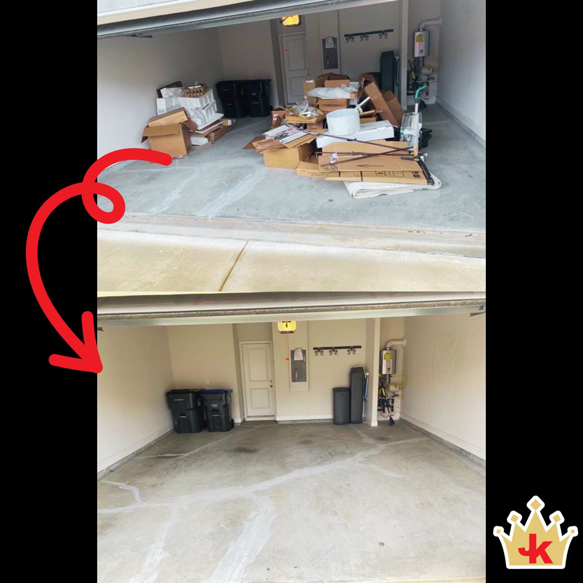 Start your #homemakeover with a #garagecleanout by Junk King Atlanta North. Quick and reliable service just a click away! Book online or over the phone!💡🆓 #junkremoval #trashremoval #junkking #applianceremoval #junkremovalnearme #trash #junkhauling #toprated