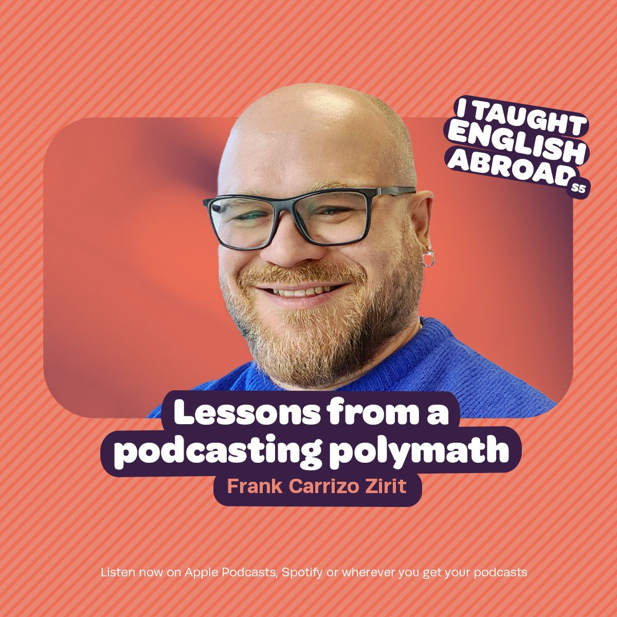 I Taught English Abroad: Ep 7 🎙️

Lessons from a podcasting polymath…

From dialects to linguistics and beyond, Frank Carrizo Zirit’s academic curiosity makes him a real stand-out in the TEFL teaching world.

🎧 Listen here: buff.ly/44MyDj8

#Podcast #TEFL #Teaching