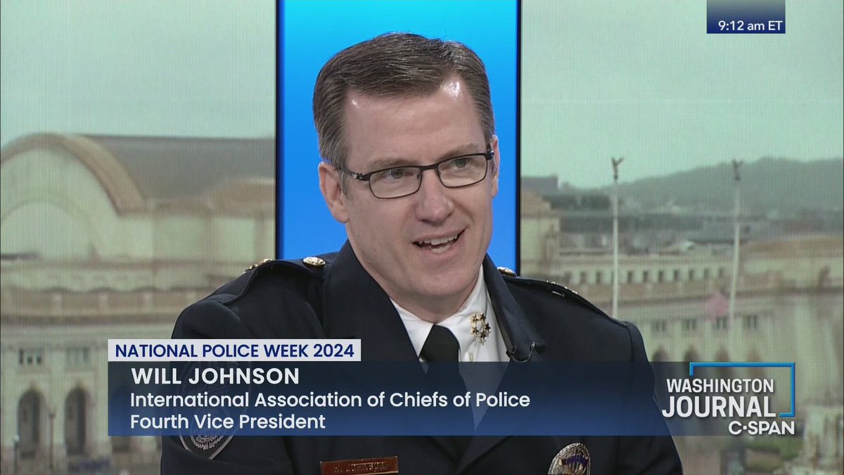 It's National Police Week!

International Association of Chiefs of Police Fourth Vice President Will Johnson talked about #NationalPoliceWeek and @TheIACP's priorities: c-span.org/classroom/docu….

#PoliceWeek #SSChat #EdChat #GovChat #APGov #Police