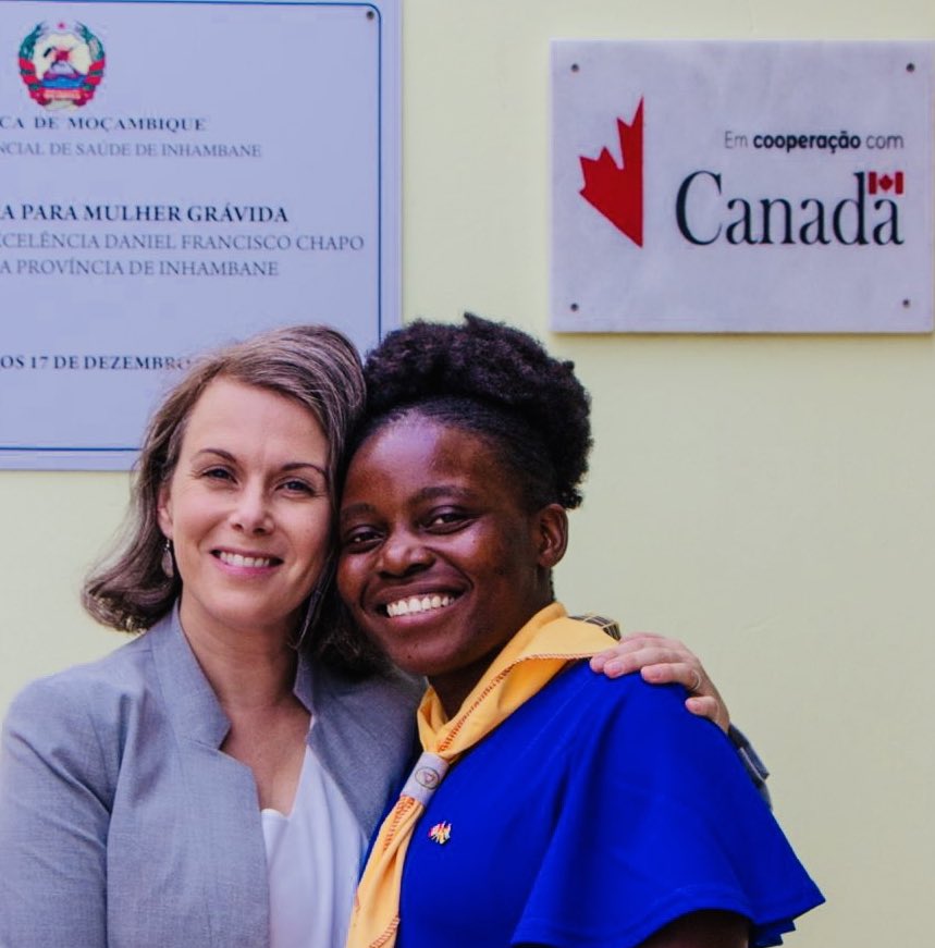 saranichollsCAN's tweet photo. Maternal waiting homes provide a critical health service to support rural women to have safe births.
Esperança and I had a chance to see firsthand the great facility @usask has built in #Vilankulo with the support of @CanadaDev and @SaudeMisau.
#AmbassadorForADay #AFD https://t.co/35X9I5Dbqz
