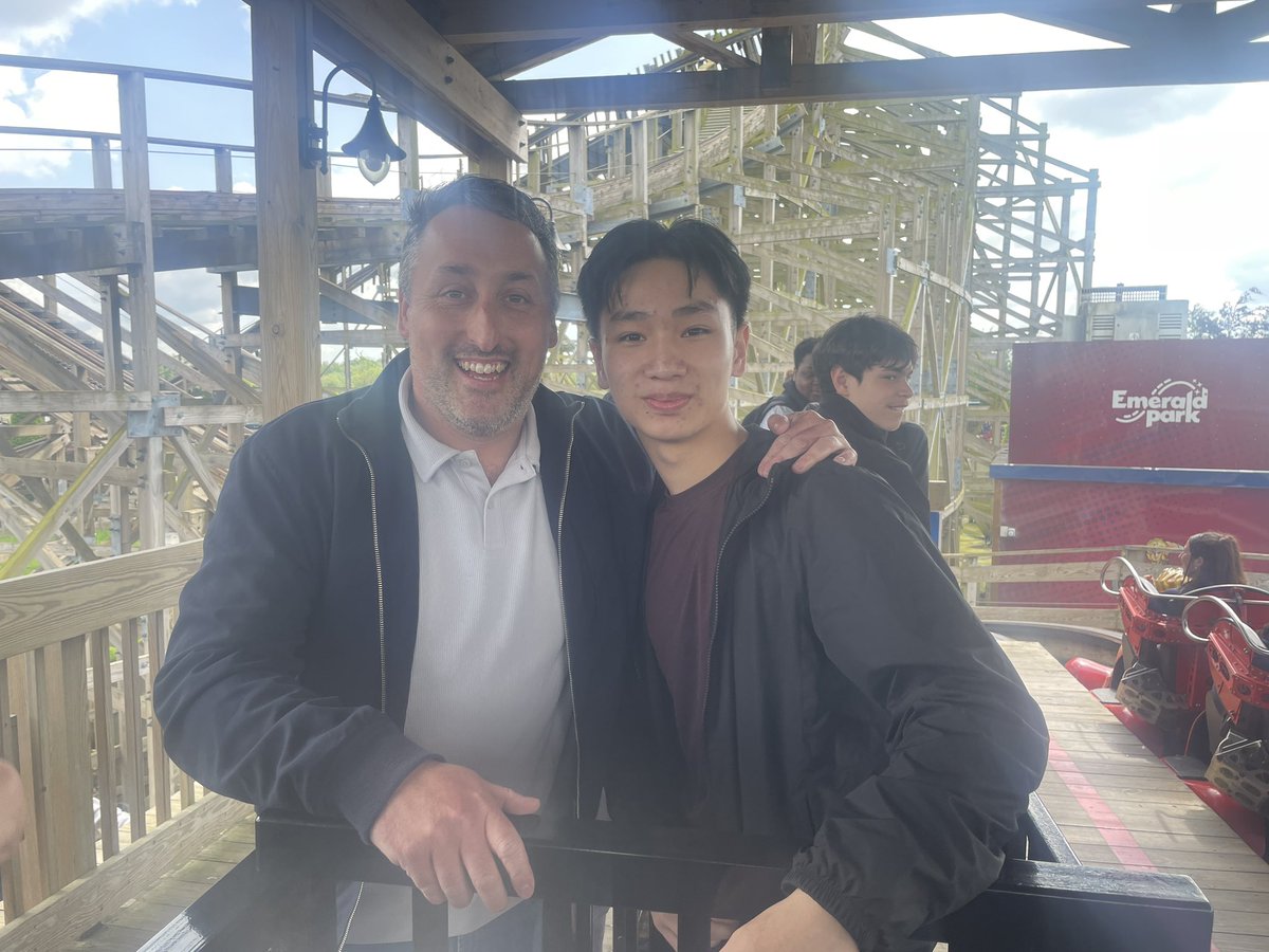MoyleParkArt's tweet photo. What a fantastic day celebrating our TYs and the brilliant year we’ve had! The sun shone, icecream &amp; chips were had- we watched our under15s become all Ireland champions on YouTube and lots and lots of rollercoasters!!!! 🎢 @emeraldparkirl @moylepark @TYMoylePark @StephenjcDoyle https://t.co/CH9eFMMsih
