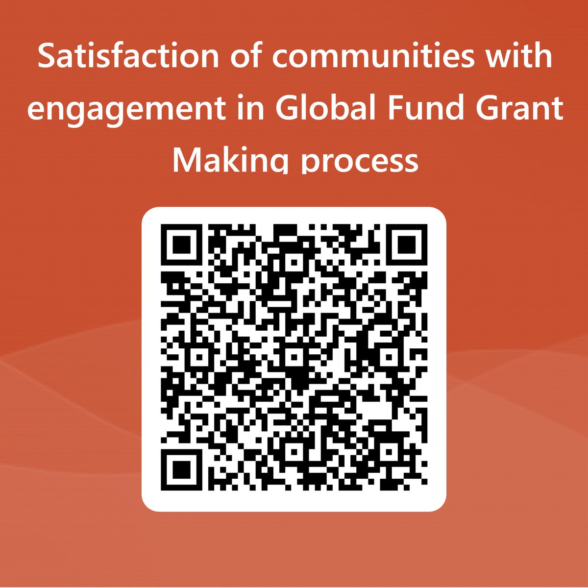 Your insights shape our global commitment to community leadership & engagement. Participate in the @GlobalFund survey on Grant Making process (Windows 1 -3). Responses are confidential, contributing to our collective progress. Scan QR code or visit: forms.office.com/r/aMKNMLd7f8