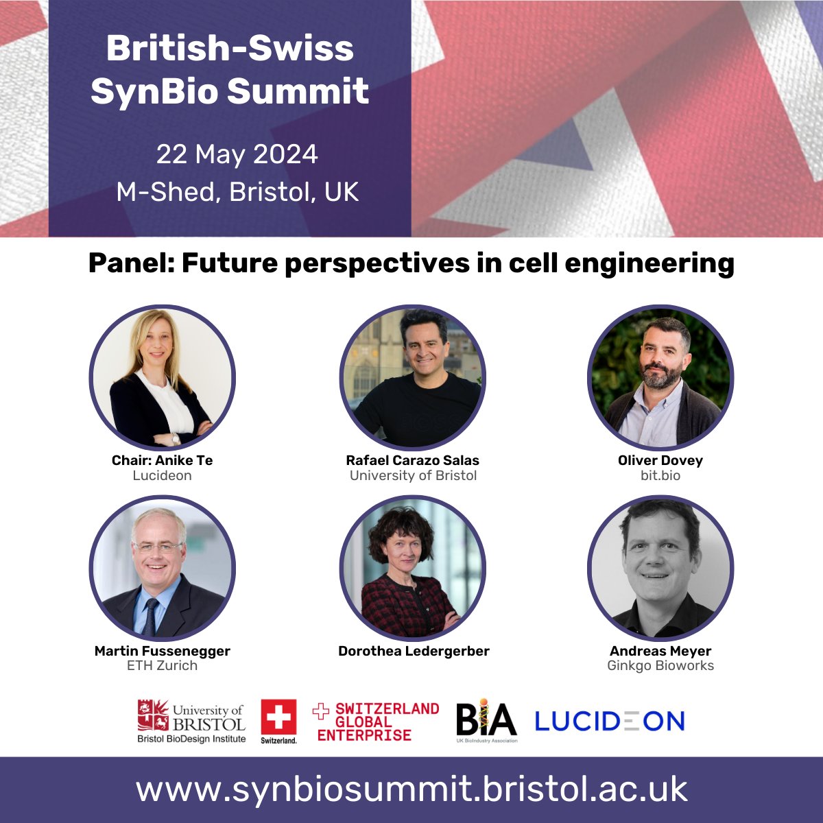 📣 Hear from Anike Te, Lucideon, @RafaCarazoSalas @cellvoyant, @ODovey @bitbio, Dorothea Ledergerber, Martin Fussenegger @ETH_en and @Andy_FGen @Ginkgo about future perspectives in cell engineering at #SynBio Summit 2024 in Bristol. Register now 👉 ow.ly/q42J50Rb7zI