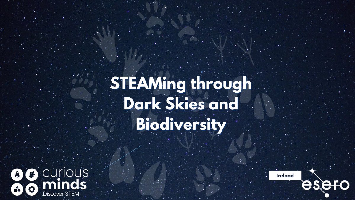 This course will explore how Dark Skies can be used as a theme to engage pupils in developing STEM skills, understand problems that directly affect their community and identify possible solutions🌃 @esero_ie Register here: teachnet.ie/courses/steami…