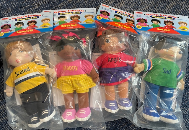 We love our new dolls! They’ll help our children understand and communicate their emotions, cultivate empathy, and build healthier relationships with others! #SocialEmotionalLearning