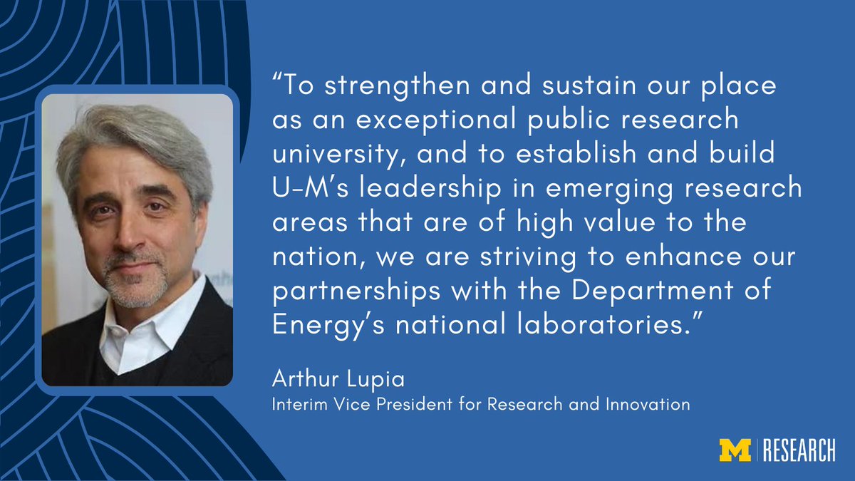 The U.S. Department of @ENERGY’s @LosAlamosNatLab partnered with and awarded $15M to @UMich to develop advanced computing technologies — including artificial intelligence and increasingly sophisticated modeling techniques — to address critical challenges. myumi.ch/1bEzn