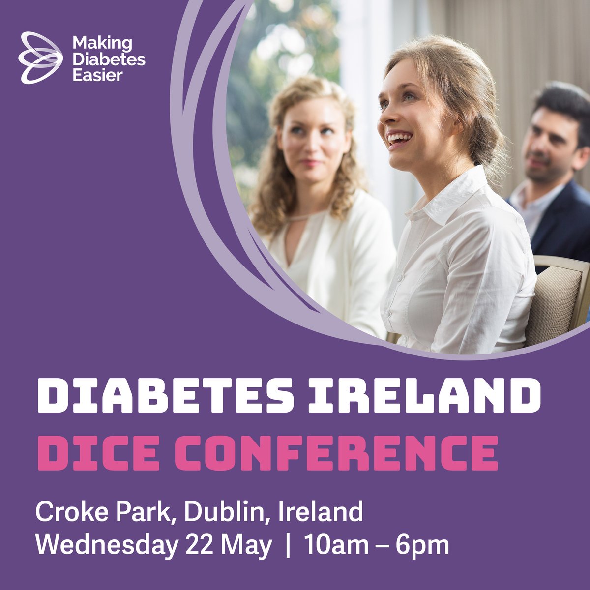 Hey, diabetes care professionals in Ireland! Check out the latest diabetes happenings and research 🔬, with renowned Irish and international speakers, at DICE2024.

Mark the date!  📅

Book now: lp.constantcontactpages.com/ev/reg/zpxg38p

@Diabetes_ie #MakingDiabetesEasier #diabeteslife #diabetesuk
