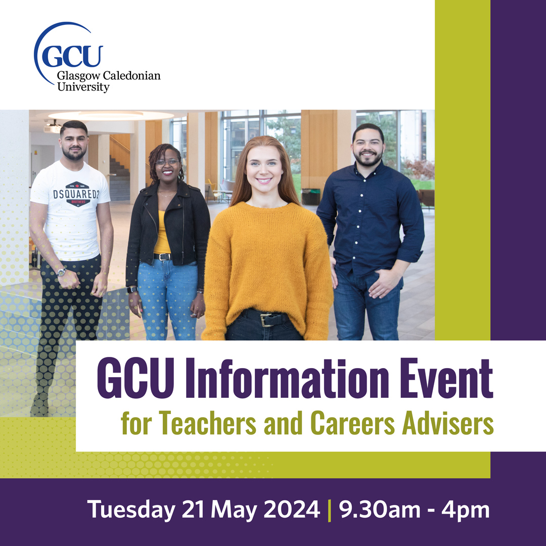 Join us for our teachers, guidance and careers staff event to learn more about the programmes and support we offer to prospective students. The event is free to attend, and lunch and refreshments will be provided. Find out more and register now ⬇️ gcu.ac.uk/study/opendays…