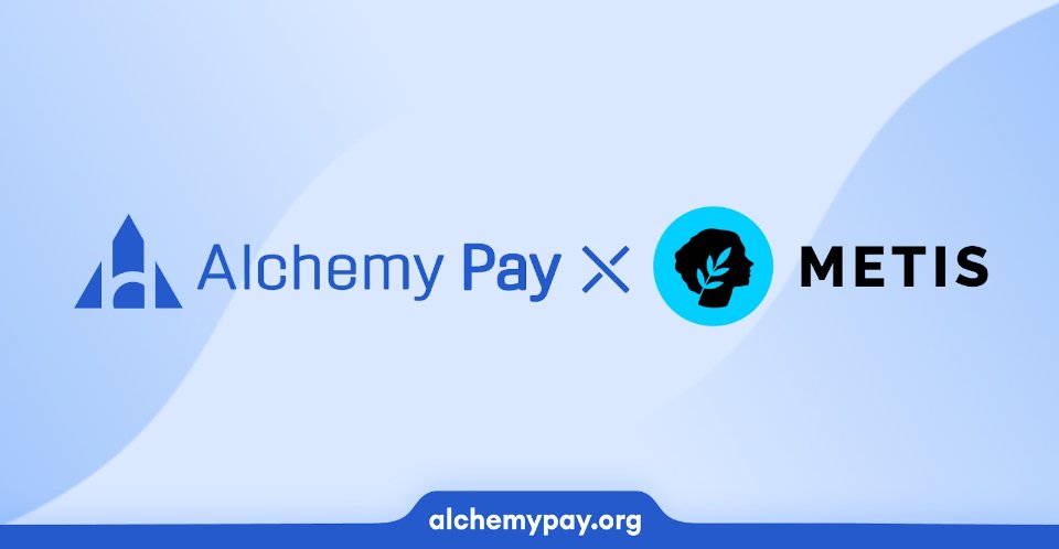 We are thrilled to partner with the self-sustainable blockchain @MetisL2 for seamless On and Off-Ramp integration!

#Metis has integrated #AlchemyPay into its ecosystem. Now, METIS token is available for direct purchase via our Fiat On-Ramp👉 ramp.alchemypay.org