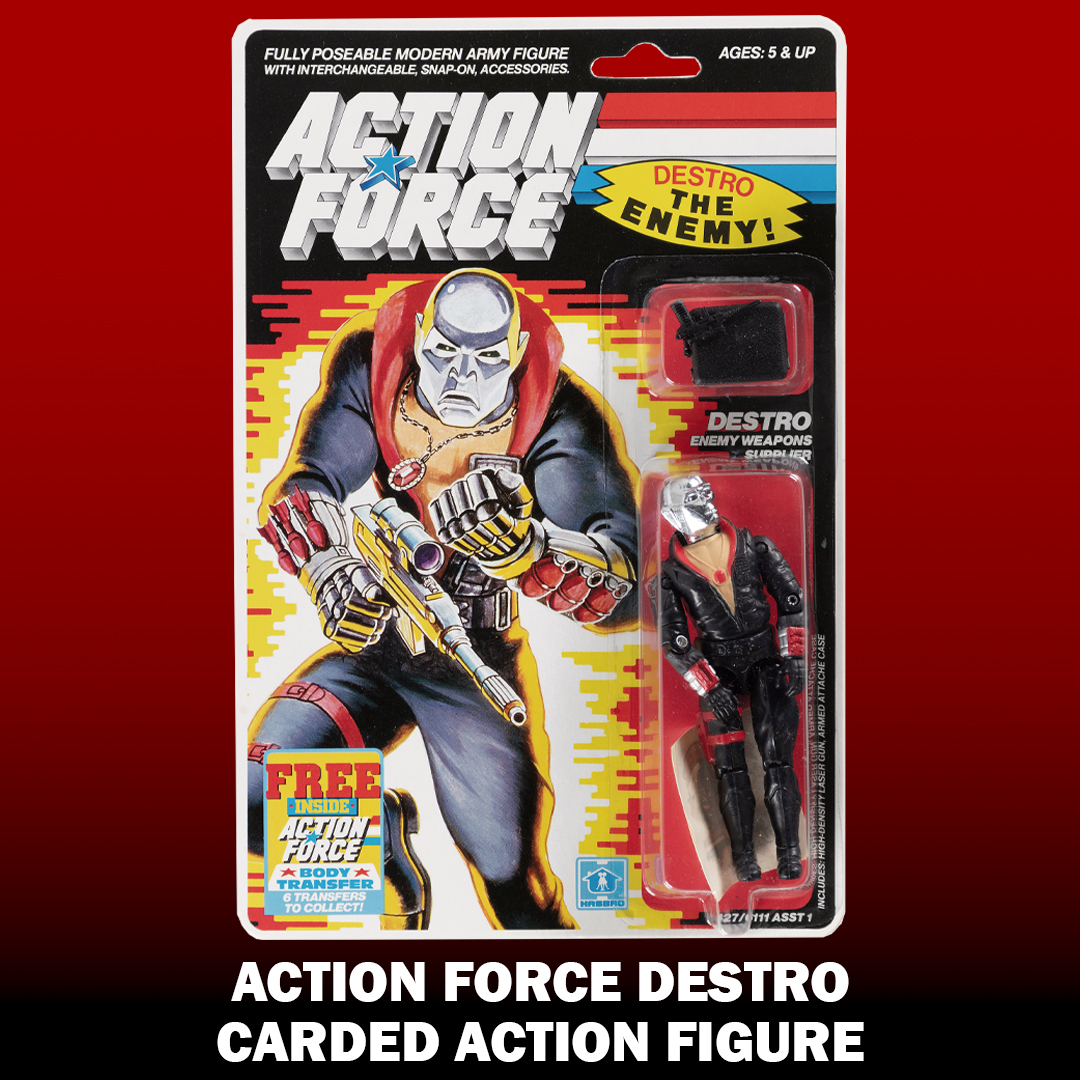 @GIJoeOfficial Fans! Did you see this carded Action Force Destro up for bid at Hake's? Our newest auction has a great selection of action figures! ✅ it out today! 🇬🇧🇬🇧🇬🇧 ow.ly/Gtw150RH1NY #GIJoe #ActionForce #Destro #UK #GreatBritain #actionfigures #collector