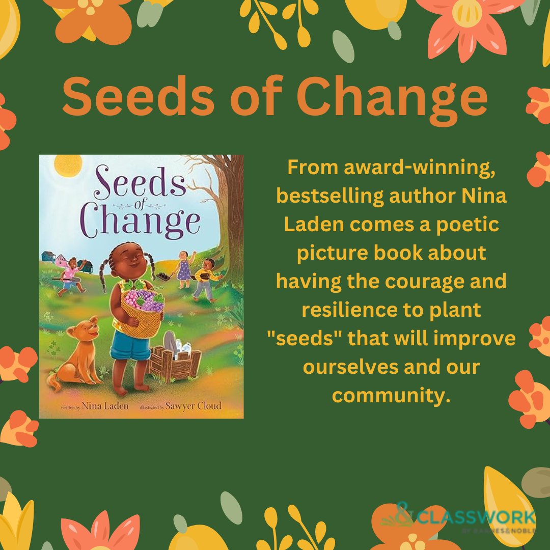 Today's #SELSpotlight is a lyrical picture book about making the effort to invest in the future of ourselves and our community teaches the lesson about having the patience to see that, in time, effort will blossom into a more peaceful, loving, and accepting world. Get yours today