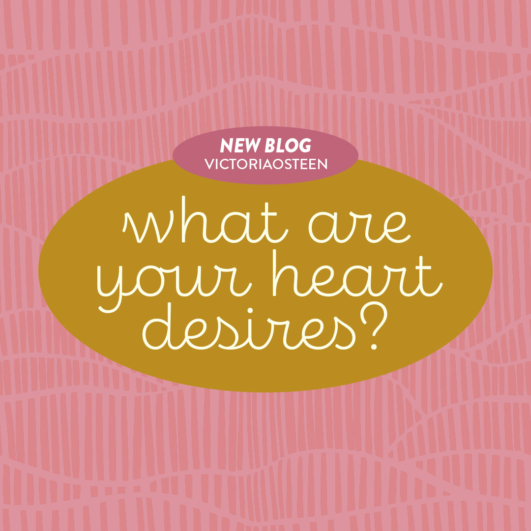 God wants to develop us into His people—people of faith, people who see the desires of their heart fulfilled. Check out my blog, “What Are Your Heart Desires?”: bit.ly/3wpQwYl