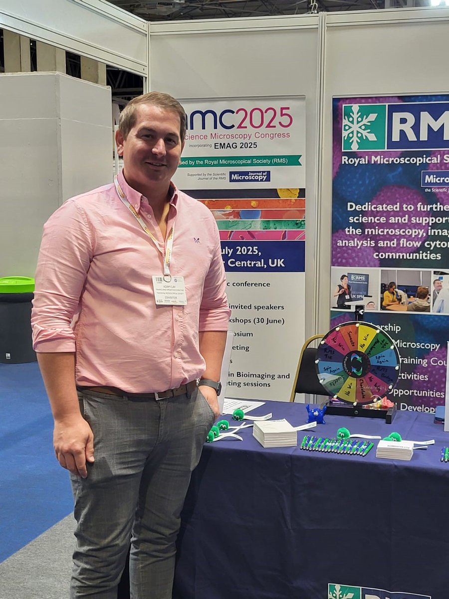 Great to be at the Advanced Materials Show 2024 in Birmingham! @MaterialsShow #AMS24 #ACS24

Come and visit our stand to find out more about the world's oldest Society dedicated to #microscopy!