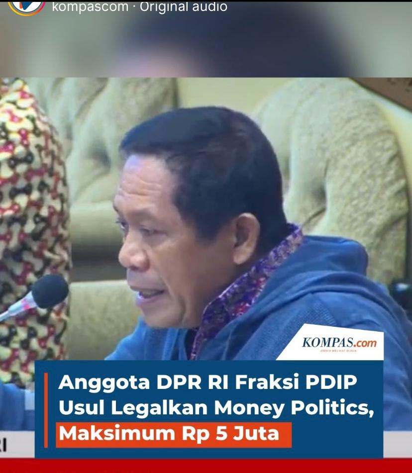 Beginilah mental para politikus yang kata nya nasionalis 🤣 menghalalkan money politics 🤔🤔 Berarti seakan demokrasi suara kita di jual 🤣🤭 @PDI_Perjuangan @ganjarpranowo @mohmahfudmd @chicohakim @aryabima @puanmaharani_ri 🤔 Gimana negri nie mau bagus politik ya 🤣