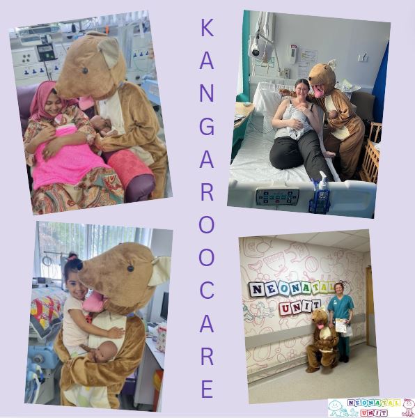 🦘 It’s Kangaroo Care Awareness Day!! There are so many benefits for your baby. It helps mums milk and give dads chance to bond with their baby too. 
Our own Roo came to visit today #kangaroocareday #nicu #skintoskin (photos shared with consent)