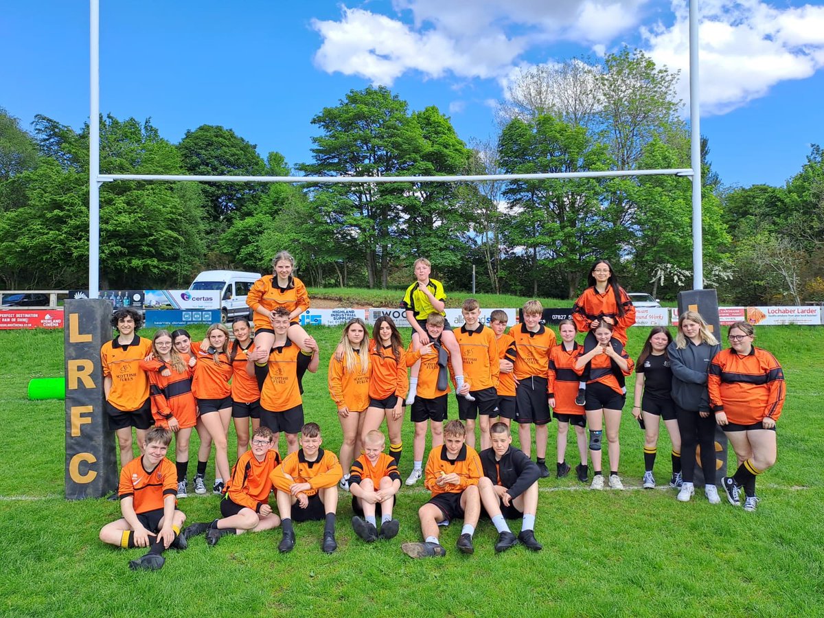 Lochaber HS PE Dept. (@lochaberhigh_pe) on Twitter photo Fantastic day out at <a href="/LochaberRFC/">Lochaber RFC</a> for our S1-3 rugby teams, as they competed in the Secondary Inter-Schools touch rugby tournament 🏉!
Excellent play by all teams, with the girls finishing second, boys finishing first and Lochaber winning the overall trophy 🥈🥇🏆! Fantastic day out at <a href="/LochaberRFC/">Lochaber RFC</a> for our S1-3 rugby teams, as they competed in the Secondary Inter-Schools touch rugby tournament 🏉!
Excellent play by all teams, with the girls finishing second, boys finishing first and Lochaber winning the overall trophy 🥈🥇🏆!