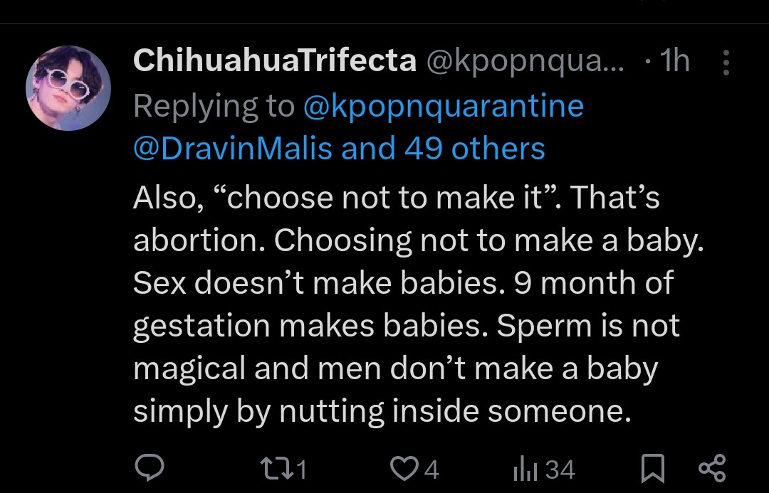 How many times do these clowns say, 'control your sperm', but now it doesn't matter? 🤡