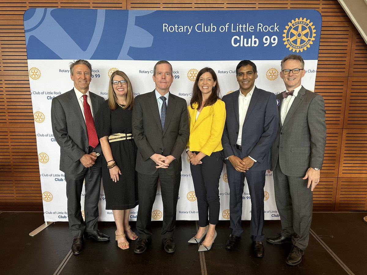 UAMS Health (@uamshealth) on Twitter photo UAMS Health was pleased to join <a href="/archildrens/">Arkansas Children's</a> & <a href="/BaptistHealthAR/">Baptist Health</a> at Little Rock Rotary, Club 99 to talk about the <a href="/protoncenterar/">Proton Center of Arkansas</a>! Arkansas cancer patients no longer have to leave the state for this treatment.
arkansasonline.com/news/2024/may/… UAMS Health was pleased to join <a href="/archildrens/">Arkansas Children's</a> & <a href="/BaptistHealthAR/">Baptist Health</a> at Little Rock Rotary, Club 99 to talk about the <a href="/protoncenterar/">Proton Center of Arkansas</a>! Arkansas cancer patients no longer have to leave the state for this treatment.
arkansasonline.com/news/2024/may/…