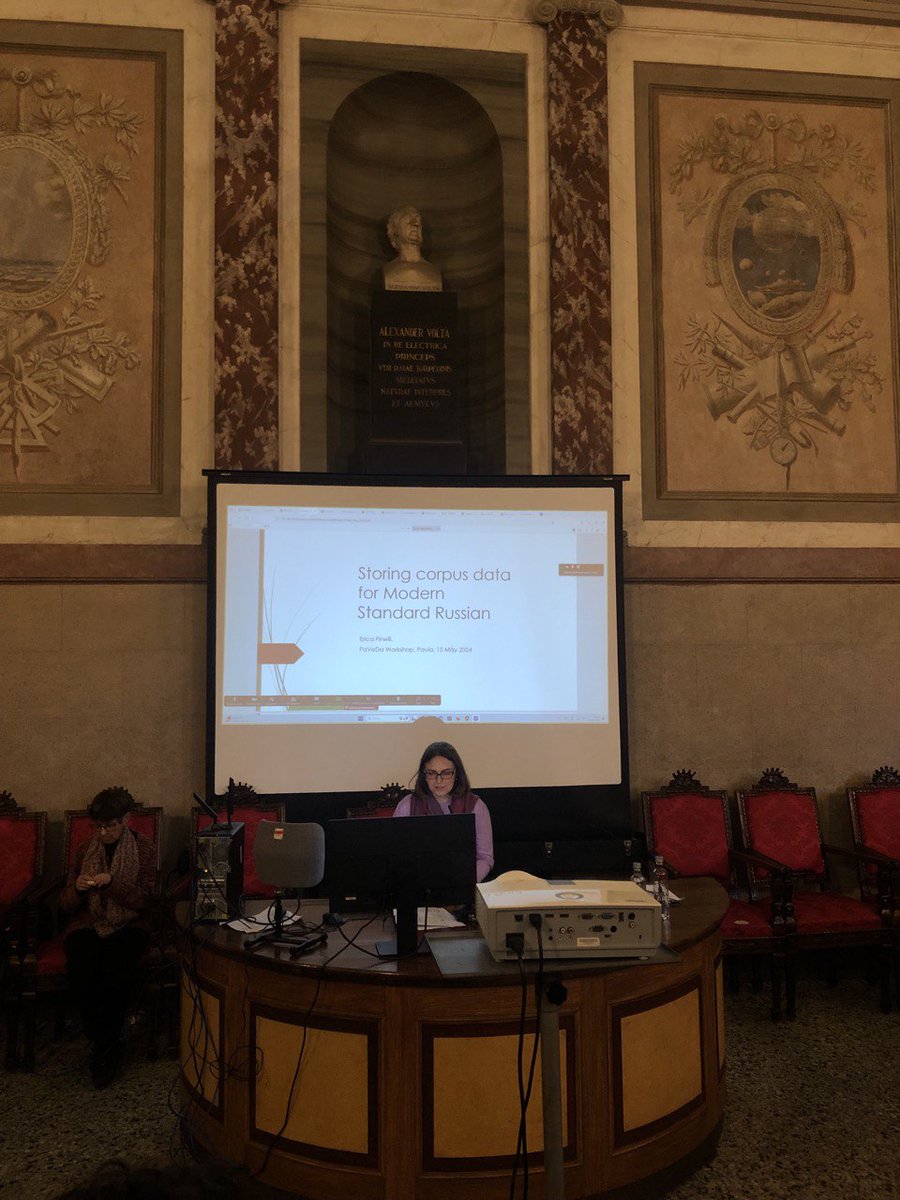 Erica Pinelli from the University of Pavia shares insights on “Storing corpus data for Modern Standard Russian”

#PaVeDa