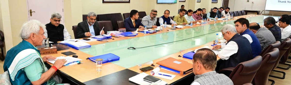 Chaired a review meeting of Revenue Dept. Appraised progress of land records modernisation & online services. Emphasized on effective land governance for efficient service delivery, property cards, hassle free access of land records & necessary certificates to all the citizens.