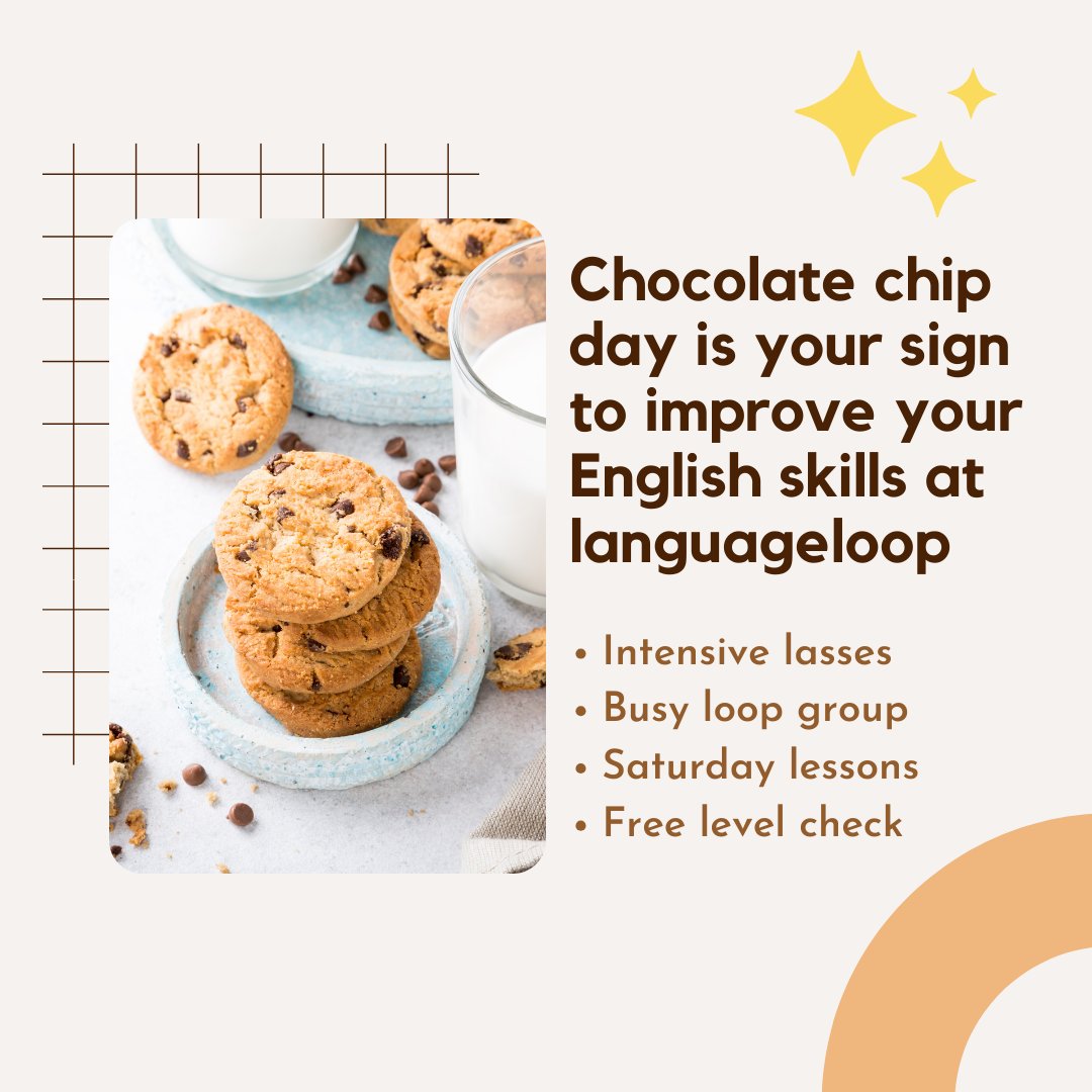 enroll in the perfect english class for YOU! free level test included :)) #financialdistrict #learnanewlanguage #chicagoland #midwest #languages #uptown #nyc #newyork #chicago #indiana #seattle #dallas #languageprogram #languageclasses #chocolatechipday #esl #englishstudent