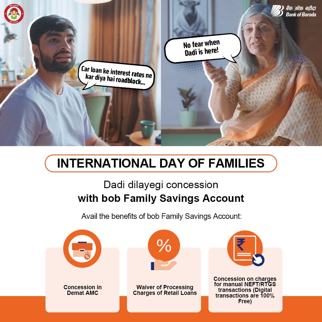 This #InternationalDayOfFamilies,bring the family together to get additional benefits with Bob Family Savings Account. 

Learn more here: bit.ly/4bDCst3
