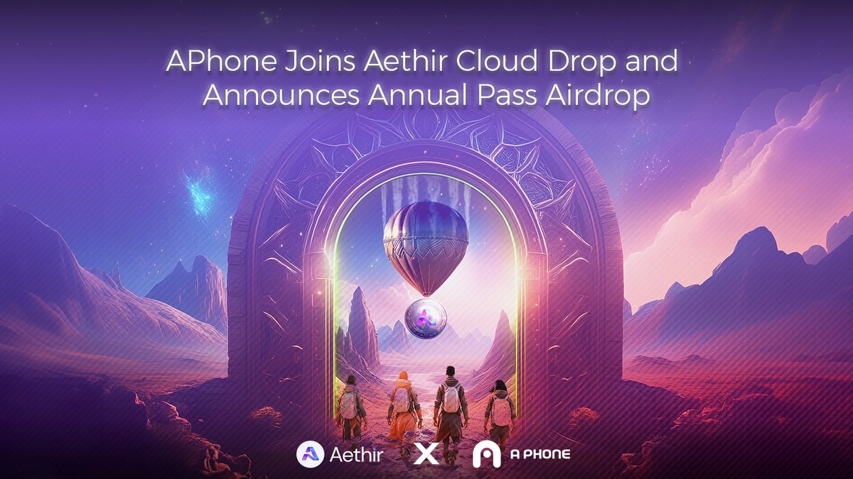 APhone joins Aethir Cloud Drop ☁️🪂

@aphonelabs, one of our significant ecosystem partners, is joining Aethir Cloud Drop, and this is set to bring considerable benefits to the communities of both projects 🎁

🔹 #APhone will airdrop annual access passes to Aethir checker node