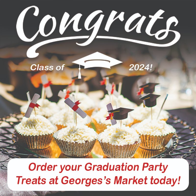 Order now for your graduation celebration! #graduation #catering #GeorgesMarket