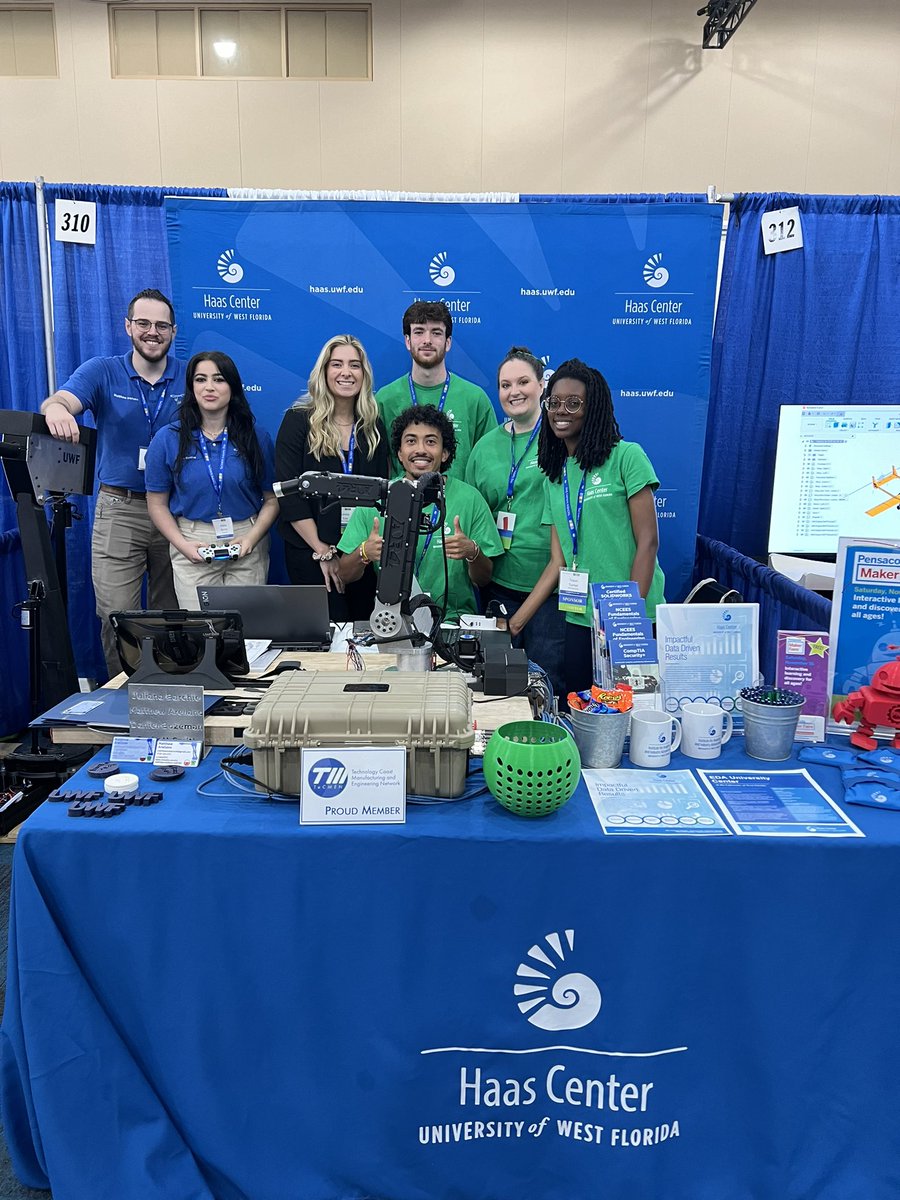 A contingent of UWF’s top talent traveled to participate in #TeCMEN Industry Day. #goargos #uwf #uwfhmcse #uwfhaascenter #uwfemeraldcoast