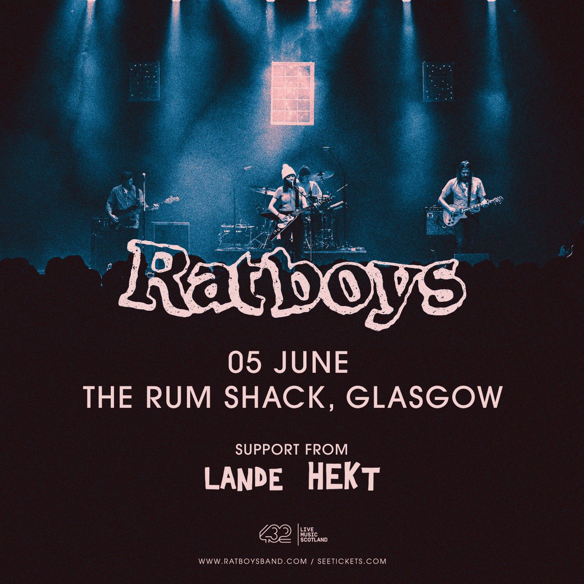 COMING SOON Chicago indie rock faves Ratboys bring latest album The Window to The Rum Shack on Wed 5 June for a memorable mid-week party with Lande Hekt (Muncie GIrls) 🥳 Tickets on sale now: bit.ly/48zgZ2z